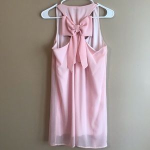Dainty Hooligan Pink Bow Dress
